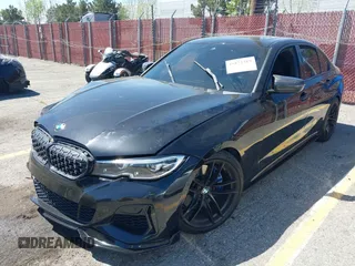 2020 BMW 3 Series M340i with VIN WBA5U7C04LFH33037, listed as a IAAI auction lot 41872419 with 68,065 mi miles. Bid and sale history available at carsss.com. Image 18.