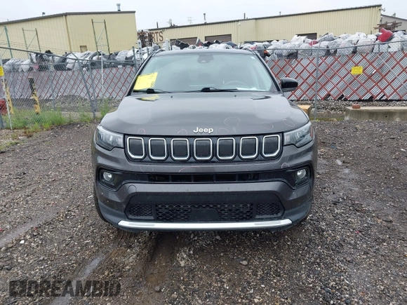 2022 Jeep Compass Limited with VIN 3C4NJDCB0NT132239, listed as a IAAI auction lot 42326962 with 56,278 mi miles and . Bid and sale history available at DreamBid. Image 13.