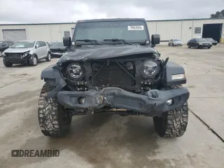 2020 Jeep Wrangler Unlimited Sport Altitude with VIN 1C4HJXDGXLW241744, listed as a Copart auction lot 79903604 with 44,461 mi miles and Salvage title. Bid and sale history available at DreamBid. Image 5.