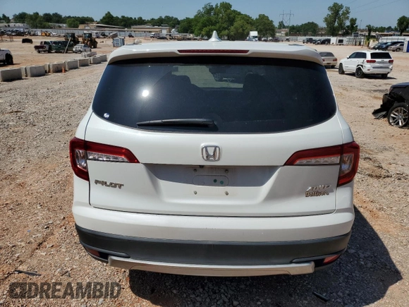 2021 Honda Pilot EX-L with VIN 5FNYF6H52MB096077, listed as a Copart auction lot 56970435 with 59,749 mi miles and Salvage title. Bid and sale history available at DreamBid. Image 6.