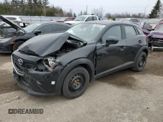 2019 Mazda CX-3 Touring z VIN JM1DKFC77K1415899, wystawiony jako Copart lot #49555845 z przebiegiem 49 028 mil mil oraz Szkoda całkowita • Salvage title. Historia ofert i sprzedaży dostępna na DreamBid. Obrazek 1.