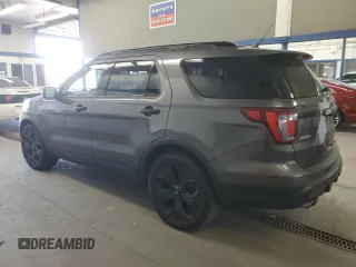 2019 Ford Explorer Sport with VIN 1FM5K8GT1KGA08905, listed as a Copart auction lot 54870105 with 92,497 mi miles and Salvage Title. Bid and sale history available at carsss.com. Image 2.