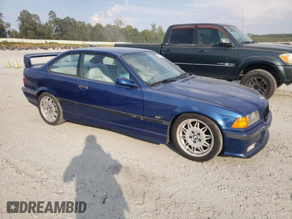 1995 BMW 3 Series M3 with VIN WBSBF9320SEH08288, listed as a Copart auction lot 69810124 with 157,156 mi miles and Salvage Title. Bid and sale history available at DreamBid. Image 4.