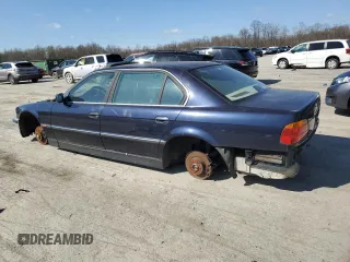 1996 BMW 7 Series 740iL z VIN WBAGJ8328TDL35931, wystawiony jako Copart lot #52402765 z przebiegiem Nie podano mil oraz Czysty tytuł • Clean title. Historia ofert i sprzedaży dostępna na DreamBid. Obrazek 2.