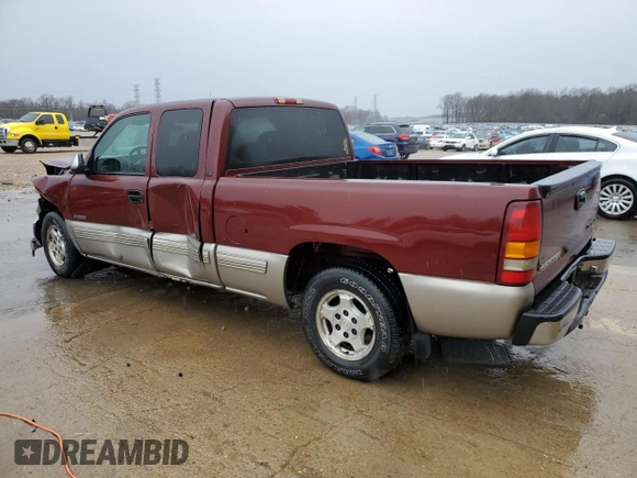 2000 Chevrolet Silverado 1500 with VIN 1GCEC19V3YZ280280, listed as a Copart auction lot 47756885 with 0 mi miles and Salvage Title. Bid and sale history available at carsss.com. Image 2.