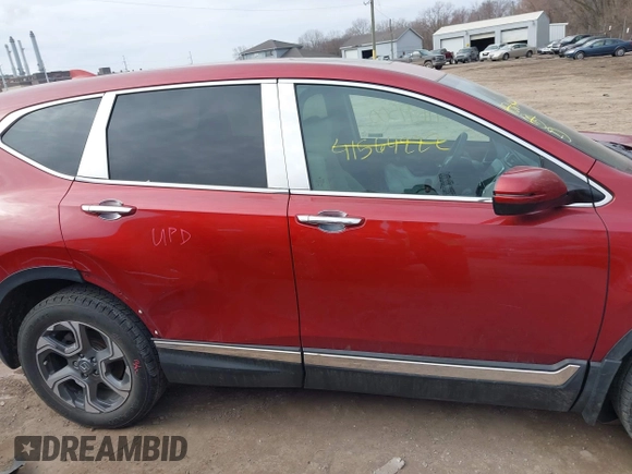 2018 Honda CR-V EX with VIN 2HKRW1H52JH523178, listed as a IAAI auction lot 41699500 with 81,377 mi miles and . Bid and sale history available at carsss.com. Image 13.