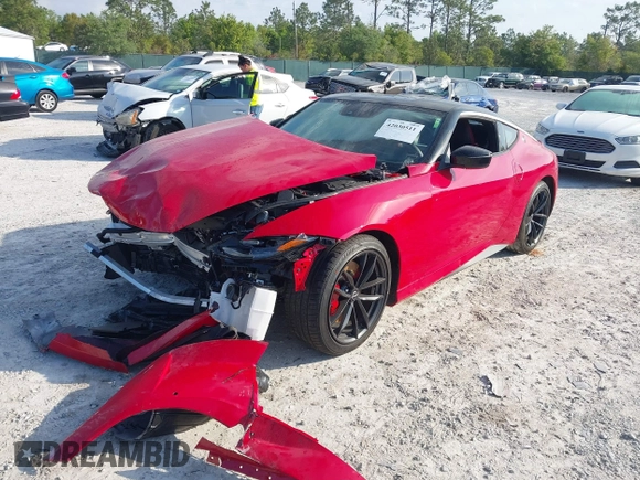 2025 Nissan Z Performance with VIN JN1BZ4BH2SM411231, listed as a IAAI auction lot 42030511 with 251 mi miles and . Bid and sale history available at DreamBid. Image 17.