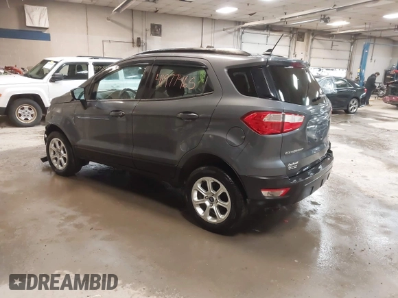 2018 Ford EcoSport SE z VIN MAJ6P1UL9JC209906, wystawiony jako IAAI lot #41977465 z przebiegiem 58 636 mil mil oraz . Historia ofert i sprzedaży dostępna na DreamBid. Obrazek 3.