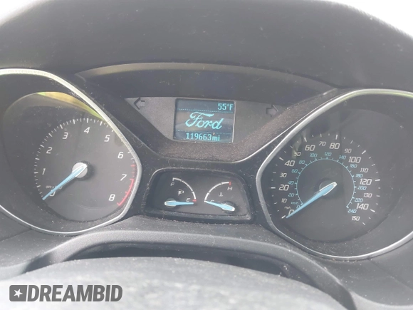 2012 Ford Focus SE with VIN 1FAHP3F24CL173182, listed as a IAAI auction lot 41905495 with 119,663 mi miles. Bid and sale history available at carsss.com. Image 7.