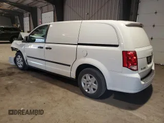 2013 Ram Cargo Van Tradesman with VIN 2C4JRGAG2DR727618, listed as a Copart auction lot 49085445 with 0 mi miles and Salvage Title. Bid and sale history available at carsss.com. Image 2.