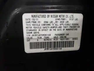 2012 Infiniti M37 with VIN JN1BY1AR7CM391149, listed as a Copart auction lot 83875044 with 0 mi miles and Non Repairable. Bid and sale history available at carsss.com. Image 12.