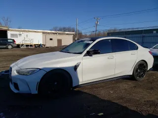 2022 BMW M3 Competition z VIN WBS33AY02NFL74511, wystawiony jako Copart lot #85564674 z przebiegiem 25 964 mil mil oraz Szkoda całkowita • Salvage title. Historia ofert i sprzedaży dostępna na DreamBid. Obrazek 1.