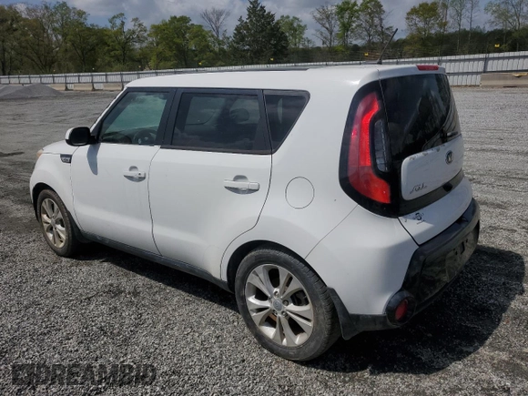2016 Kia Soul + with VIN KNDJP3A50G7272545, listed as a Copart auction lot 51443655 with 47,753 mi miles and Salvage Title. Bid and sale history available at carsss.com. Image 2.