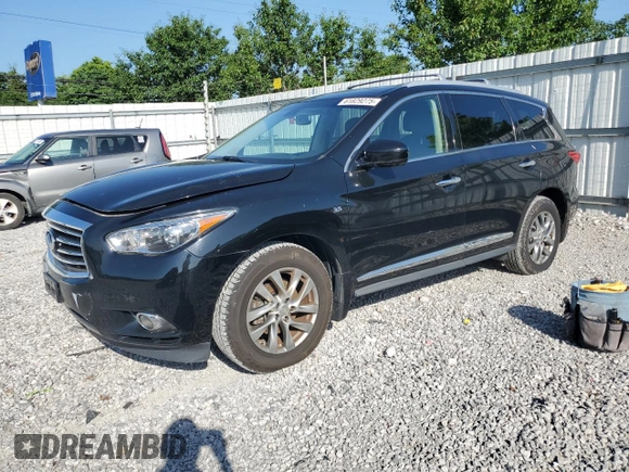 2015 Infiniti QX60 with VIN 5N1AL0MM0FC500204, listed as a Copart auction lot 61829275 with 135,769 mi miles and Clean title. Bid and sale history available at DreamBid. Image 1.