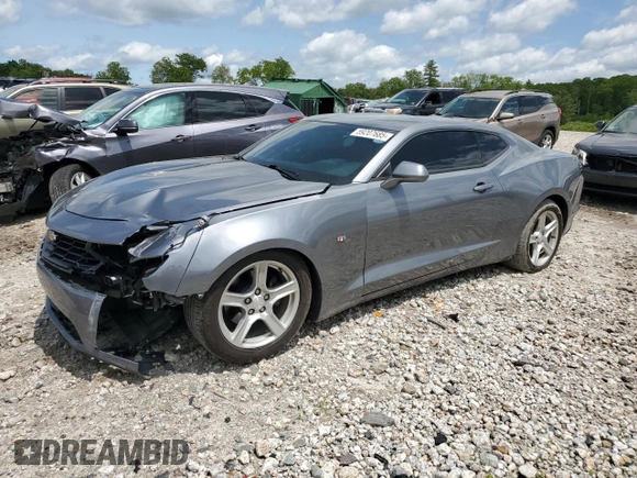 2020 Chevrolet Camaro 1LT with VIN 1G1FB1RS1L0107487, listed as a Copart auction lot 59207685 with 79,560 mi miles and Salvage title. Bid and sale history available at DreamBid. Image 1.