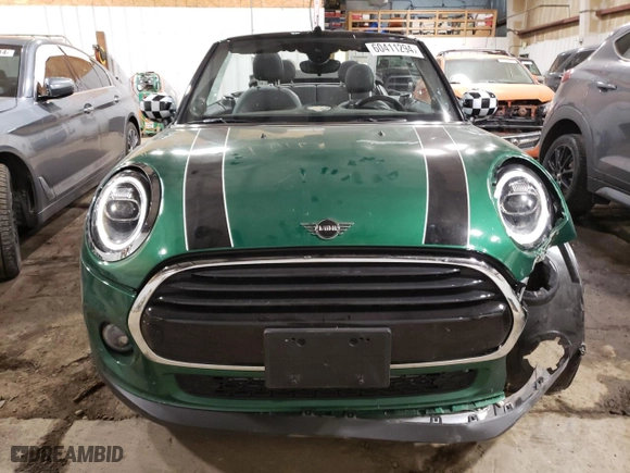 2021 MINI Convertible Cooper with VIN WMWWJ3C04M3N17758, listed as a Copart auction lot 60411294 with NaN miles and Salvage Title. Bid and sale history available at carsss.com. Image 5.