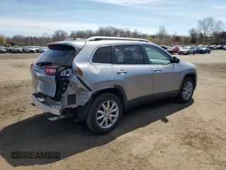 2014 Jeep Cherokee Limited with VIN 1C4PJMDS9EW140843, listed as a Copart auction lot 53610015 with 93,813 mi miles and Salvage Title. Bid and sale history available at carsss.com. Image 3.