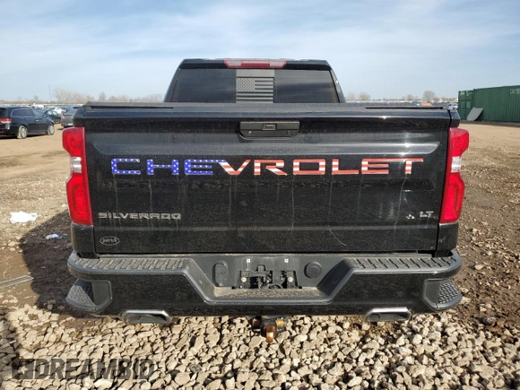 2020 Chevrolet Silverado 1500 LT Trail Boss with VIN 3GCPYFED4LG372995, listed as a Copart auction lot 49457265 with 53,597 mi miles and Salvage Title. Bid and sale history available at DreamBid. Image 6.