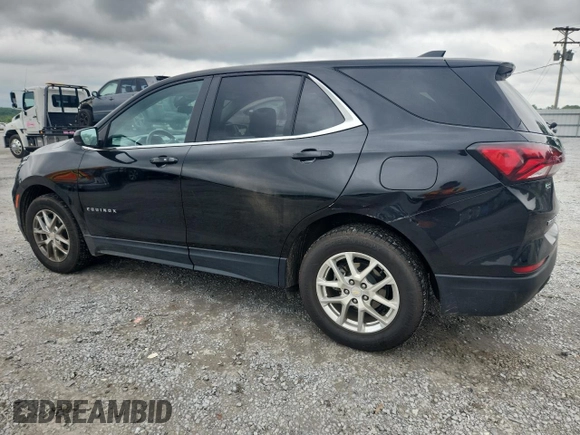 2022 Chevrolet Equinox LT with VIN 3GNAXUEV0NL240968, listed as a Copart auction lot 58982045 with 62,637 mi miles and Salvage title. Bid and sale history available at DreamBid. Image 2.