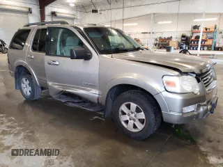 2008 Ford Explorer XLT with VIN 1FMEU73E08UA36667, listed as a Copart auction lot 54336915 with 343,709 mi miles and Salvage Title. Bid and sale history available at DreamBid. Image 4.