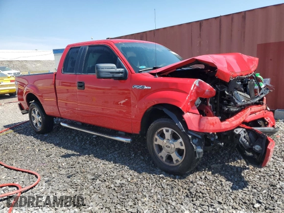2009 Ford F-150 STX with VIN 1FTRX12W09FA21578, listed as a Copart auction lot 53314845 with 194,882 mi miles and Salvage Title. Bid and sale history available at carsss.com. Image 4.
