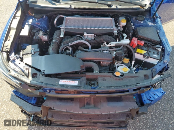 2023 Subaru WRX Premium with VIN JF1VBAF66P9822198, listed as a Copart auction lot 62338545 with 16,013 mi miles and Salvage title. Bid and sale history available at DreamBid. Image 11.