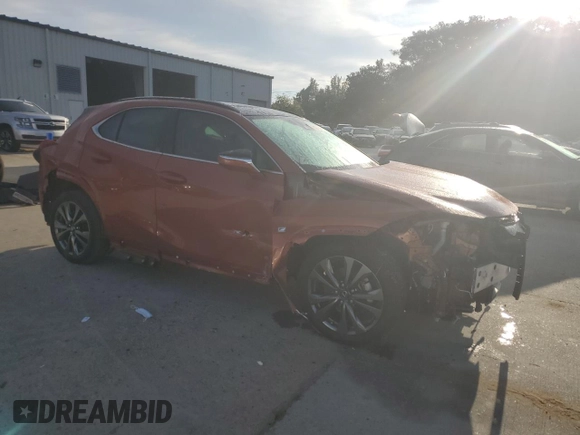 2023 Lexus UX 250h F Sport z VIN JTHR6JBH2P2140918, wystawiony jako Copart lot #74507024 z przebiegiem 16 964 mil mil oraz Szkoda całkowita • Salvage title. Historia ofert i sprzedaży dostępna na DreamBid. Obrazek 4.