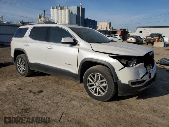 2018 GMC Acadia SLE with VIN 1GKKNSLAXJZ153531, listed as a Copart auction lot 82552974 with 126,986 mi miles and Salvage Title. Bid and sale history available at DreamBid. Image 4.