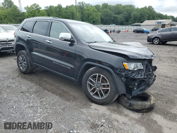 2020 Jeep Grand Cherokee Limited with VIN 1C4RJFBG5LC194321, listed as a Copart auction lot 58824975 with 82,929 mi miles and Salvage title. Bid and sale history available at DreamBid. Image 4.