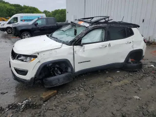 2019 Jeep Compass Latitude with VIN 3C4NJDBB6KT761212, listed as a Copart auction lot 58401705 with Not provided miles and Salvage title. Bid and sale history available at DreamBid. Image 1.