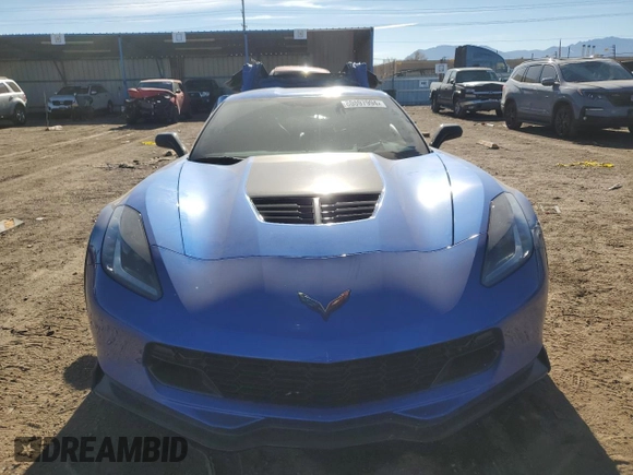 2019 Chevrolet Corvette Z06 2LZ with VIN 1G1YR2D67K5606378, listed as a Copart auction lot 80897994 with 12,754 mi miles and Salvage Title. Bid and sale history available at carsss.com. Image 5.
