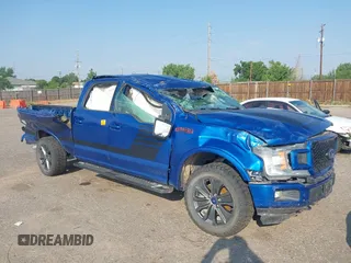 2018 Ford F-150 XL with VIN 1FTFW1E53JFA33642, listed as a IAAI auction lot 39856720 with 149,307 mi miles. Bid and sale history available at carsss.com. Image 1.