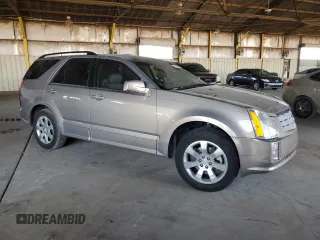 2006 Cadillac SRX with VIN 1GYEE637760167879, listed as a Copart auction lot 76127334 with 80,389 mi miles and Salvage Title. Bid and sale history available at carsss.com. Image 4.
