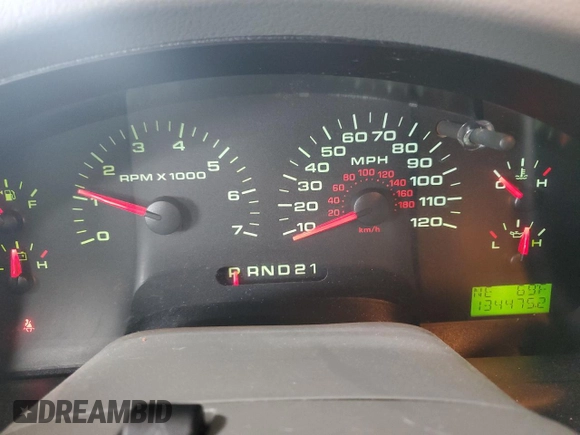 2008 Ford F-150 XLT with VIN 1FTPX14558FA09906, listed as a Copart auction lot 65266855 with 134,475 mi miles and Clean title. Bid and sale history available at DreamBid. Image 9.