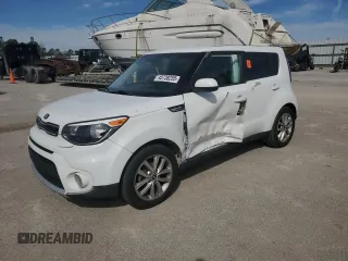 2018 Kia Soul + with VIN KNDJP3A53J7506670, listed as a Copart auction lot 45738255 with 129,936 mi miles and Salvage Title. Bid and sale history available at carsss.com. Image 1.