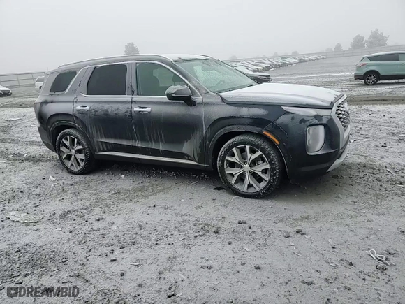 2021 Hyundai Palisade SEL with VIN KM8R4DHE3MU258509, listed as a Copart auction lot 88909715 with 56,526 mi miles and Salvage Title. Bid and sale history available at carsss.com. Image 12.
