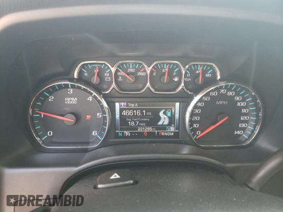 2015 Chevrolet Silverado 1500 LT with VIN 3GCPCREC8FG309989, listed as a Copart auction lot 51470655 with 221,285 mi miles and Salvage Title. Bid and sale history available at DreamBid. Image 9.