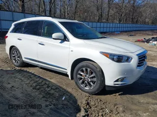 2015 Infiniti QX60 with VIN 5N1AL0MN0FC530280, listed as a IAAI auction lot 41265285 with 144,043 mi miles. Bid and sale history available at carsss.com. Image 1.