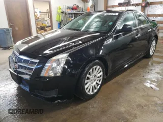 2010 Cadillac CTS Sedan with VIN 1G6DC5EG9A0126468, listed as a Copart auction lot 46049345 with 153,446 mi miles and Salvage Title. Bid and sale history available at carsss.com. Image 1.