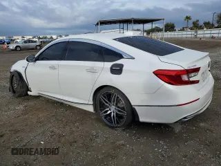 2022 Honda Accord Touring with VIN 1HGCV3F92NA039441, listed as a Copart auction lot 48498125 with 63,552 mi miles and Salvage title. Bid and sale history available at DreamBid. Image 2.