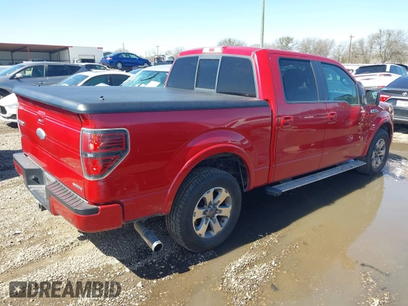 2011 Ford F-150 XL with VIN 1FTFW1CF6BKD37584, listed as a IAAI auction lot 41717362 with 189,668 mi miles. Bid and sale history available at carsss.com. Image 4.