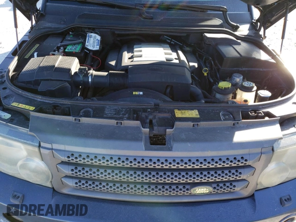 2006 Land Rover Range Rover Sport HSE with VIN SALSF25436A971553, listed as a Copart auction lot 46454465 with 204,188 mi miles and Non Repairable. Bid and sale history available at DreamBid. Image 12.