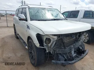 2019 Nissan Armada Platinum with VIN JN8AY2NF5K9353018, listed as a IAAI auction lot 42221011 with Not provided miles and . Bid and sale history available at DreamBid. Image 1.