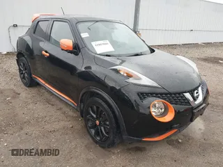 2015 Nissan Juke S with VIN JN8AF5MR0FT507629, listed as a IAAI auction lot 41803866 with 80,207 mi miles. Bid and sale history available at carsss.com. Image 1.