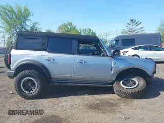 2024 Ford Bronco Outer Banks with VIN 1FMDE8BH9RLA87599, listed as a IAAI auction lot 42140524 with 2,606 mi miles and . Bid and sale history available at DreamBid. Image 13.
