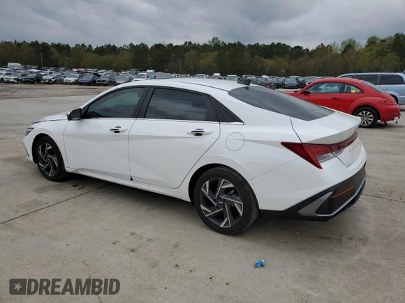 2024 Hyundai Elantra Limited with VIN KMHLP4DG7RU793239, listed as a Copart auction lot 50755805 with 2,535 mi miles and Salvage Title. Bid and sale history available at DreamBid. Image 2.