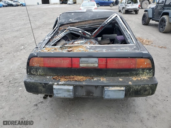 1988 Nissan 300ZX GS with VIN JN1HZ16SXJX205697, listed as a Copart auction lot 85203404 with 229,410 mi miles and Salvage Title. Bid and sale history available at carsss.com. Image 6.