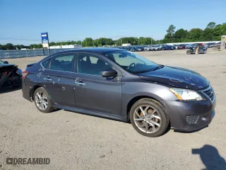 2014 Nissan Sentra SV with VIN 3N1AB7AP7EL633496, listed as a Copart auction lot 55571494 with 105,519 mi miles and Salvage Title. Bid and sale history available at carsss.com. Image 4.