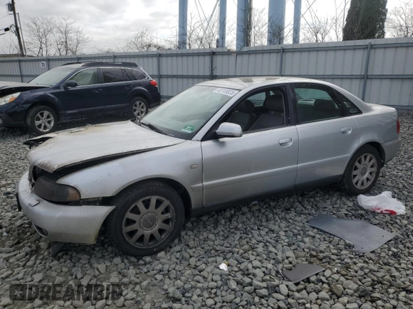 2001 Audi A4 with VIN WAUDC68D81A012246, listed as a Copart auction lot 48749525 with 60,876 mi miles and Salvage title. Bid and sale history available at DreamBid. Image 1.