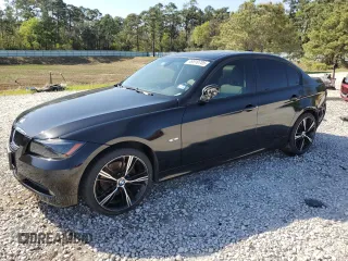 2007 BMW 3 Series 328i with VIN WBAVA33577PG50229, listed as a Copart auction lot 49510705 with 215,305 mi miles and Salvage Title. Bid and sale history available at carsss.com. Image 1.